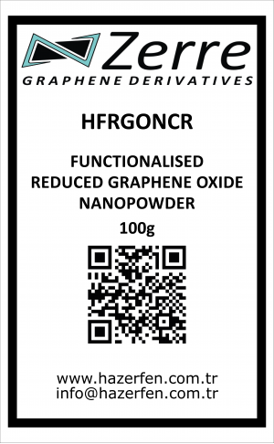 HFRGONCR - Fonksiyonel Kimyasal İndirgenmiş Grafen Oksit Nanotoz 100g